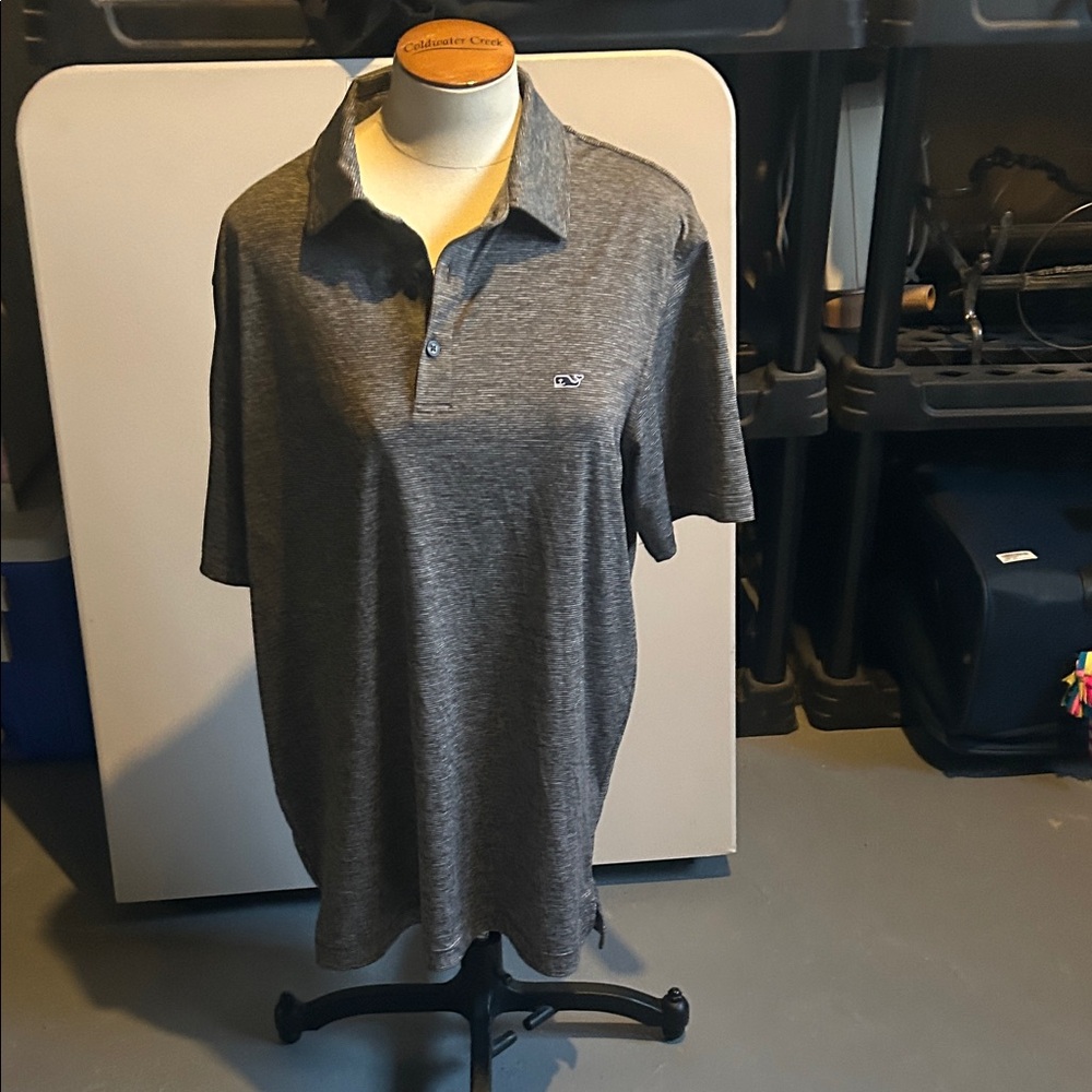 Vineyard Vines Men’s Heather Gray Polo (was $108)